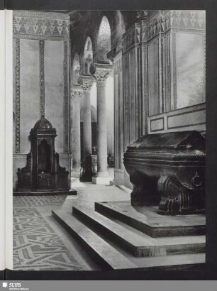 Die Südapsis der Kathedrale gegen das Mittelschiff
