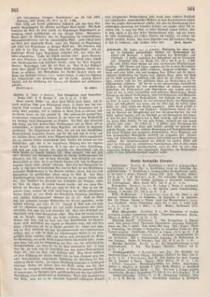363-364 [Rezension] Gallwitz, Hans, Das Evangelium eines Empiristen