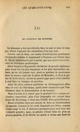 XXI. Le cardinal de Joyeuse