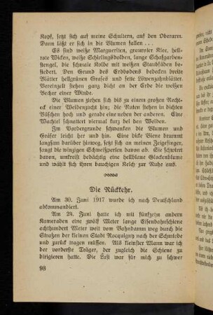 98, Die Rückkehr
