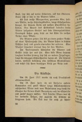 98, Die Rückkehr