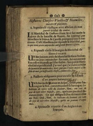 Histoires Choisies Vieilles & Nouvelles, morales & plaisantes