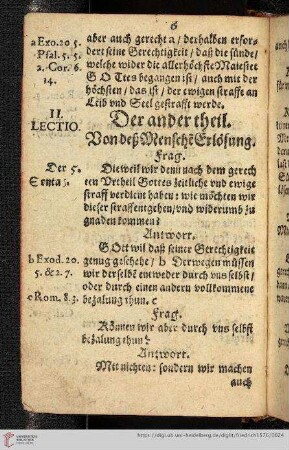 Der ander theil. Von deß Mensche[n] Erlösung