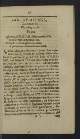 Ianus Gulielmus