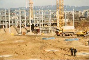 Dresden-Seidnitz, Enderstraße 59. Baustelle Seidnitz-Center