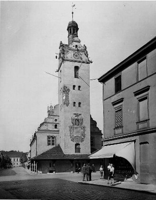 Fürstenwalde/Spree (Mark Brandenburg). Ansicht des, um das Jahr 1500 im Stil der Spätgotik errichteten, Alten Rathauses von Osten