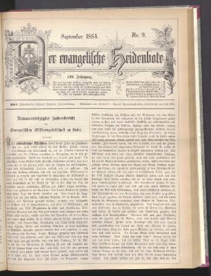September 1884. Nr. 9