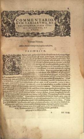 Antonii Gomezii Commentariorum variarumque resolutionum iuris civilis, communis et regii tomi tres