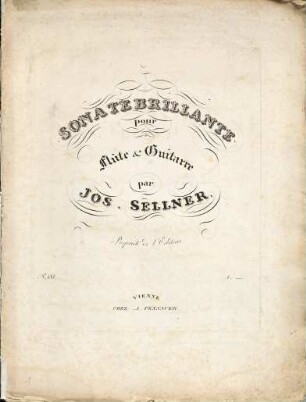 Sonate brillante pour flûte & guitarre