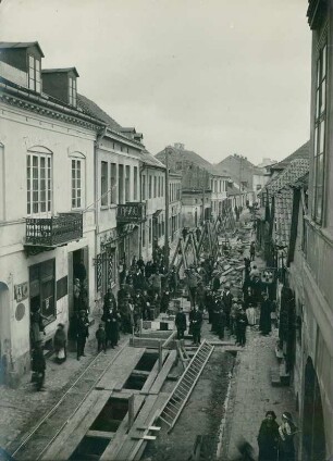 Kanalisation Wloclawek Russisch Polen, Russland, 1913