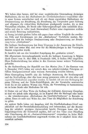 96. Die "Bewährung"