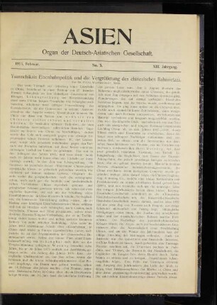 1913, Oktober No. 5 XIII. Jahrgang.