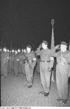 80. Geburtstag von Wilhelm Pieck, Veranstaltung des Rat des Bezirkes, Kundgebung anlässlich des Geburtstages, 3. Januar 1956