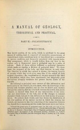 Stratigraphical Geology and Palaeontology