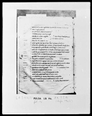 Ambrosius, Commentarius in Lucam — ---, Folio 1 versoInhaltsverzeichnis