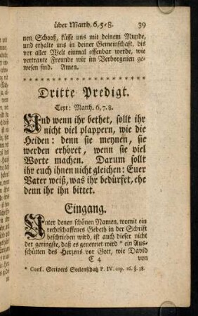 39-46, Text; Eingang