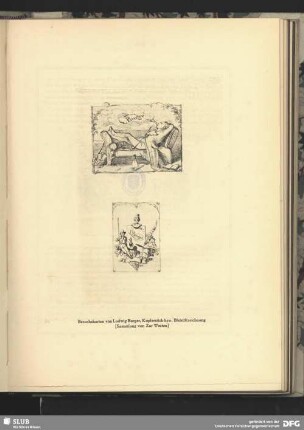 Besuchskarten von Ludwig Burger