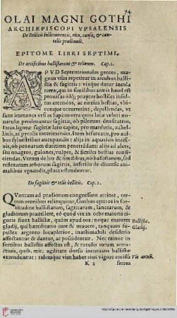 Epitome libri septimi