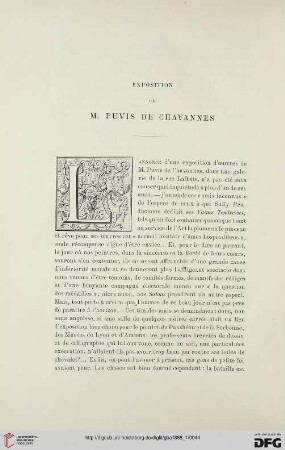 2. Pér. 37.1888: Exposition de M. Puvis de Chavannes