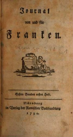 Journal von und für Franken. 1. 1790