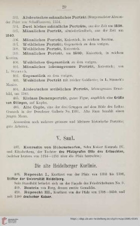 V. Saal (Nr. 407 - 530)