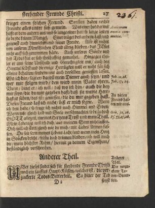 Anderer Theil. [2. Die verzuckerte Todes-Bitterkeit/ ...]