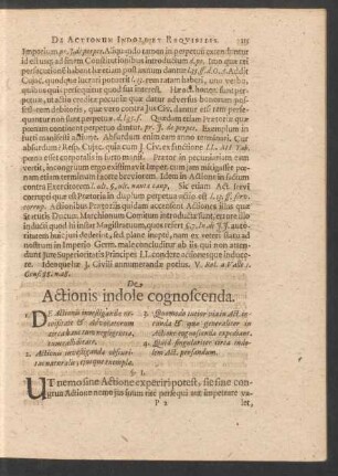 De Actionis indole cognoscenda. - Ex Assecuratione.