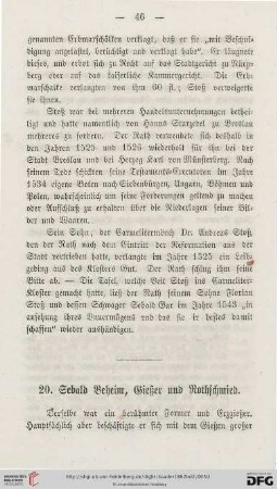20. Sebald Beheim, Gießer und Rothschmied