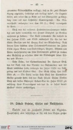 20. Sebald Beheim, Gießer und Rothschmied