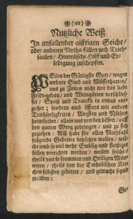 Nutzliche Weiß In anfallener gifftigen Seiche/ ...