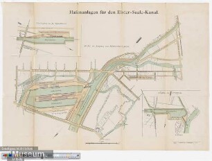 Hafenanlagen für den Elster-Saale-Kanal