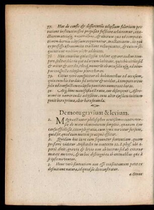 De motu gravium & levium.