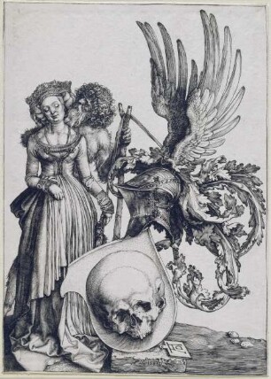 Das Wappen mit dem Totenkopf