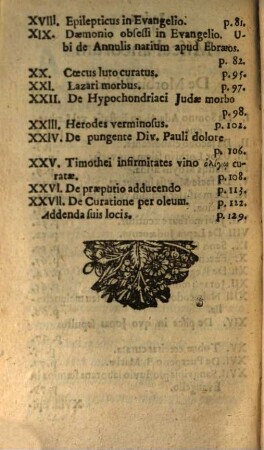 Th. Bartholini De Morbis Biblicis Miscellanea Medica