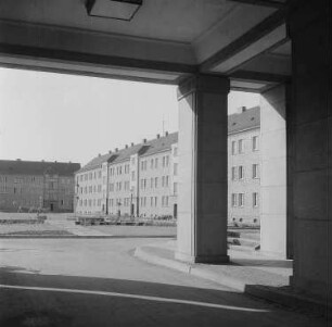 Hofsituation in der Doktor-Hermann-Duncker-Straße