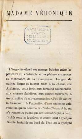 Madame Véronique : scènes de la vie forestière