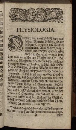 Physiologia.