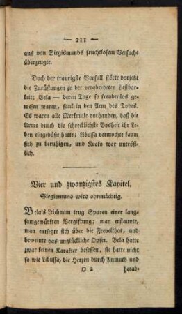 Vier und zwanzigstes Kapitel.