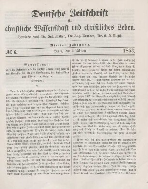 41-46 Bemerkungen über die Geschichte und die richtige Formulirung sowohl des Unterschiedes als der Vereinigung der Lutherischen und Reformirten Kirche etc. : Fortsetzung