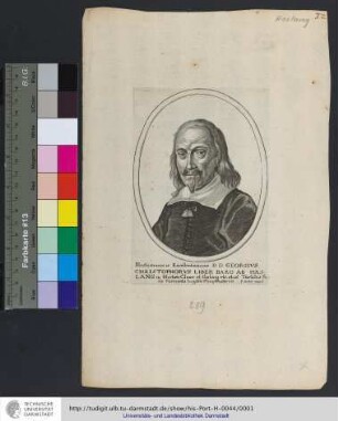 Illustrissimus ac Excellentissimus D. D. Georgivs Christophorvs Liber Baro Ab Haslang in HochenCamer et Giebing etc. et ad Tractatus Pacis Vniversalis Legatus Plenipotentiarius