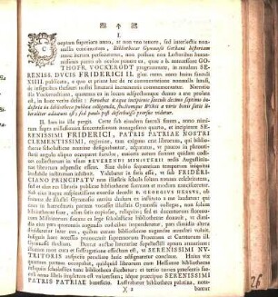 II. [Continuator e narratione Vockerodtiana vsque ad a. MDCCXIV.]