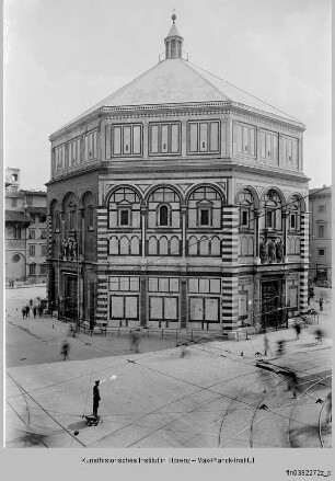 San Giovanni, Baptisterium, Nordostfassade, Florenz