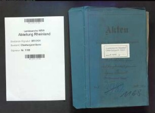 Beissel; Ignaz, Bergassessor; Prüfungs- u. Personalakten Band 1 (Beiheft Ausarbeitungen)