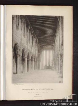 Serie II. No. 143. Klosterruine. Innere Ansicht der Kirche. Chorin.