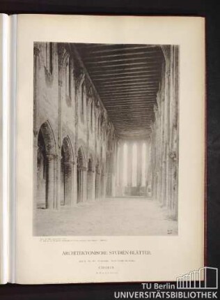 Serie II. No. 143. Klosterruine. Innere Ansicht der Kirche. Chorin.