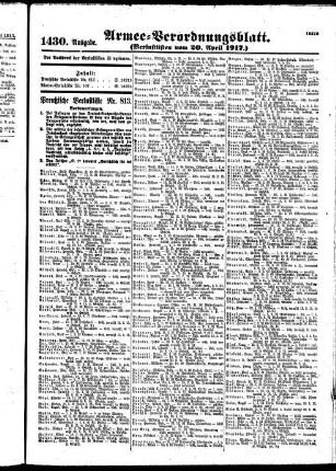 1430.Ausgabe. Freitag, 20. April 1917