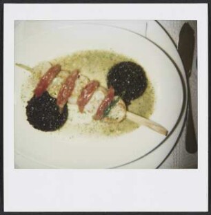 Speise im Restaurant Al Portone in Lugano