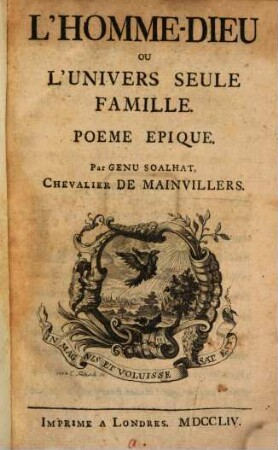 L' Homme-Dieu : Poeme epique