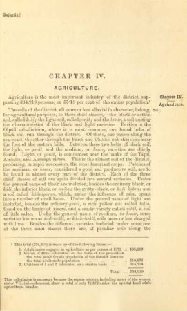 Chapter IV. Agriculture