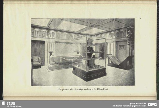 Hauptraum der Kunstgewerbeschule Düsseldorf